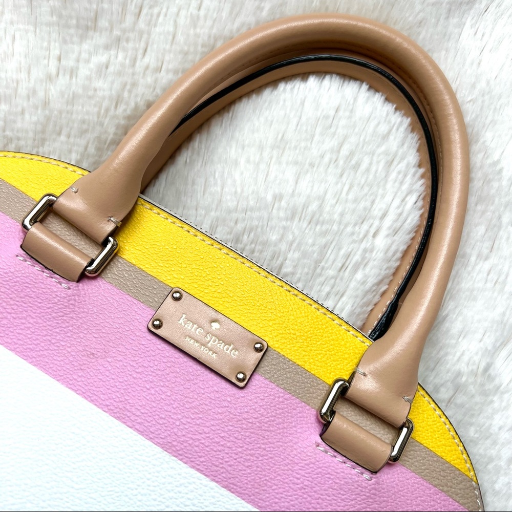 Kate Spade Multicolor Striped Satchel - Picture 5 of 12